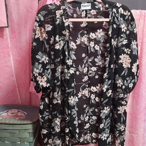Floral Sheer Kimono